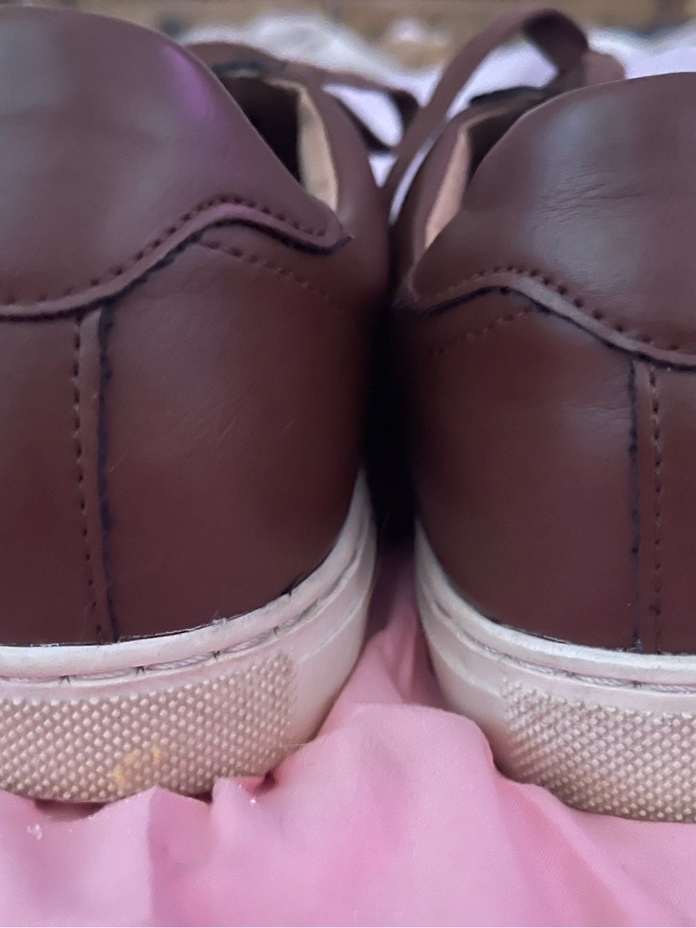 Men’s Banana Republic burgundy shoes . - Picture 4 of 5